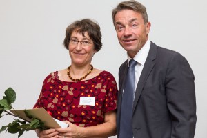 Sabine Polley mit Günter Baaske